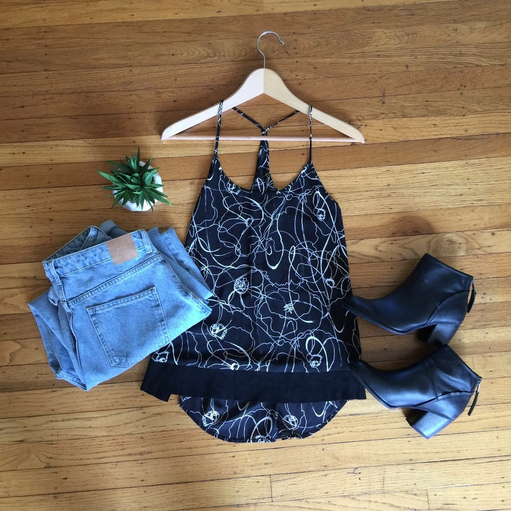 Nordstrom Trouve silk tank